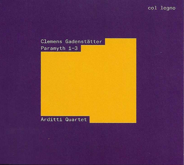 CLEMENS GADENSTÄTTER : Paramyth 1-3